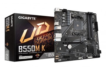 Gigabyte B550M K  mATX Socket AM4  DDR4 DVI HDMI M.2