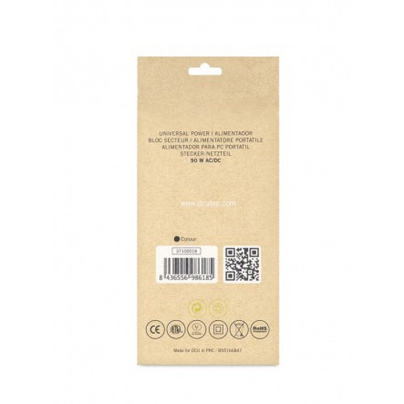 Chargeur Alim Notebook UNIVERSAL ECO 90W Sans Embouts * DCU 37100018 *
