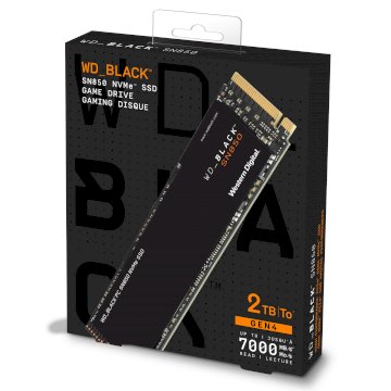 WD Black SN850 NVMe SSD WDS200T1X0E Disque SSD 2To PCI Express 4.0 x4