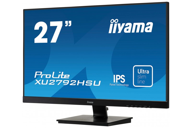 Ecran 27'' multimedia 4 ms-DP HDMI DVI Noir * iiyama ProLite XU2792HSU-B1  *