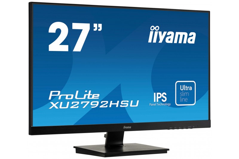 Ecran 27'' multimedia 4 ms-DP HDMI DVI Noir * iiyama ProLite XU2792HSU-B1  *