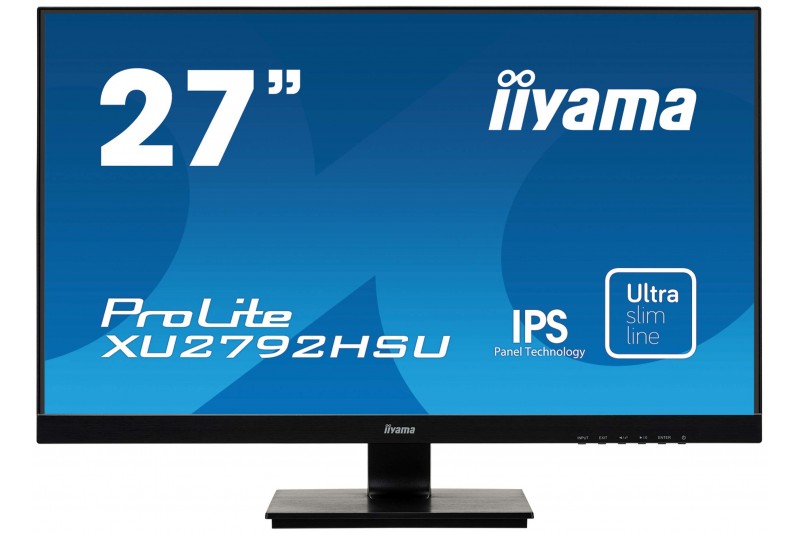 Ecran 27'' multimedia 4 ms-DP HDMI DVI Noir * iiyama ProLite XU2792HSU-B1  *