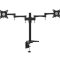 Support écran double bras noir - 10-25 * 9011091 *